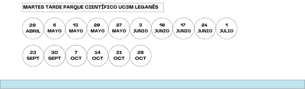 Calendario de sesiones